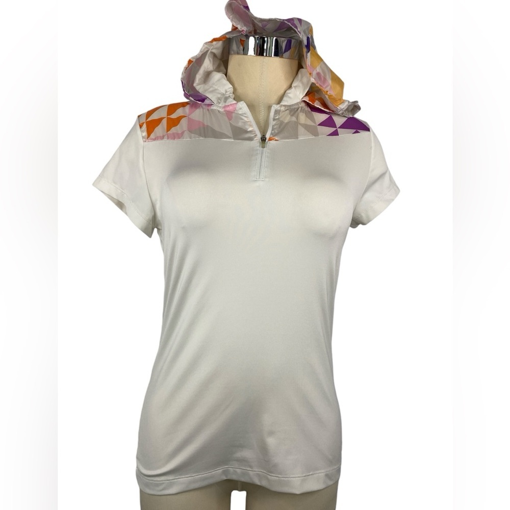 Nike Golf Tour Performance Short Sleeve Shirt with Hood Women’s Small